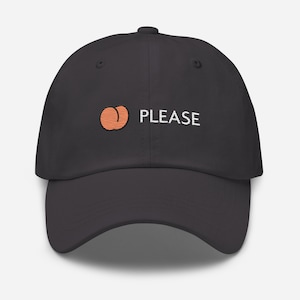 Peach Please Hat, Funny Bitch Please Hat, Gift for Peach Lover, Gift for Someone Who Loves Peaches, Peach Lover Hat, Peach Pun Hat