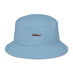 McLaren Car Organic Bucket Hat, Unisex Bucket Cap, McLaren F1 Bucket Hat, Formula 1 Bucket Hat,Gift for McLaren Fan,Grand Prix Bucket Hat
