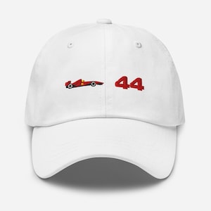 Casquette de fan Ferrari 44, casquette de papa, casquette de fan de Hamilton Formula One, casquette de fan de Lewis Hamilton, voiture Ferrari, équipe Ferrari, fan Tifosi, casquette de baseball