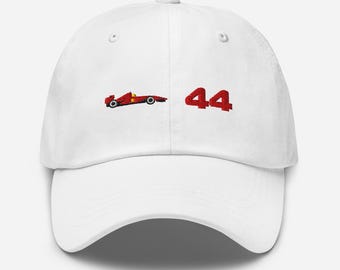 Ferrari 44 Fan Hat, Dad Hat, Hamilton Formula One Fan Hat, Fan of Lewis Hamilton Hat, Ferrari Car, Team Ferrari, Tifosi Fan, Baseball cap