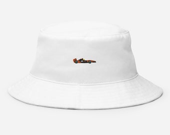 McLaren Car Bucket Hat, Unisex, F1 McLaren Car, McLaren Car Hat, McLaren Formula One, Grand Prix, Formula 1 Hat, Gift for McLaren Fan