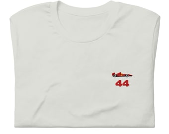 Ferrari 44 Fan Shirt, Pocket Tee, Formula One Fan Tee, Fan of Lewis Hamilton T-Shirt, Ferrari Car, Team Ferrari, Tifosi Fan, Tshirt