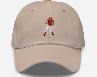 Kansas City Fan, Dad Hat, Football Quarterback Hat, Kansas City Football, Baseball Cap, Football League Cap, Chiefs Fan Hat