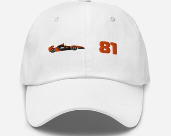 McLaren 81 Fan Hat, Dad Hat, Piastri Formula One Fan Hat, Fan of Oscar Piastri Hat, McLaren Car, Team McLaren, McLaren Fan, Baseball cap