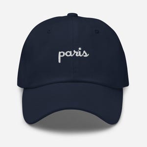 Paris, Dad Hat, Paris Hat, Paris Cap, Traveling Hat, Paris France, Dad Hat, Baseball cap, Paris Bound, Traveler Hat, Airplane hat