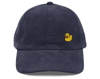 Rubber Ducky Snapback Hat, Duck Hat, Multi Color Red, Blue, Black
