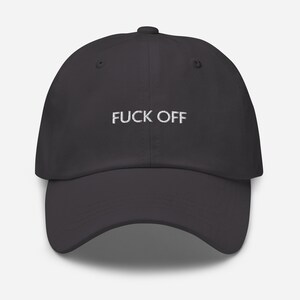 **Fuck Off Hut, Gestickte **Fuck Off Hut, ****Fuck Off Dad Hut, Lass mich in Ruhe Hut, genervt Hut, Get off Me Hut, Get Away Hut, stören Sie mich nicht Hut.**