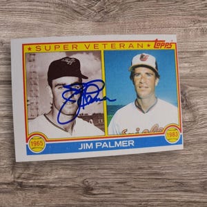 Rare Jim Palmer Autographed Hall of Fame Card - Authentic Signature, Great Condition, Accepting Offers, No COA