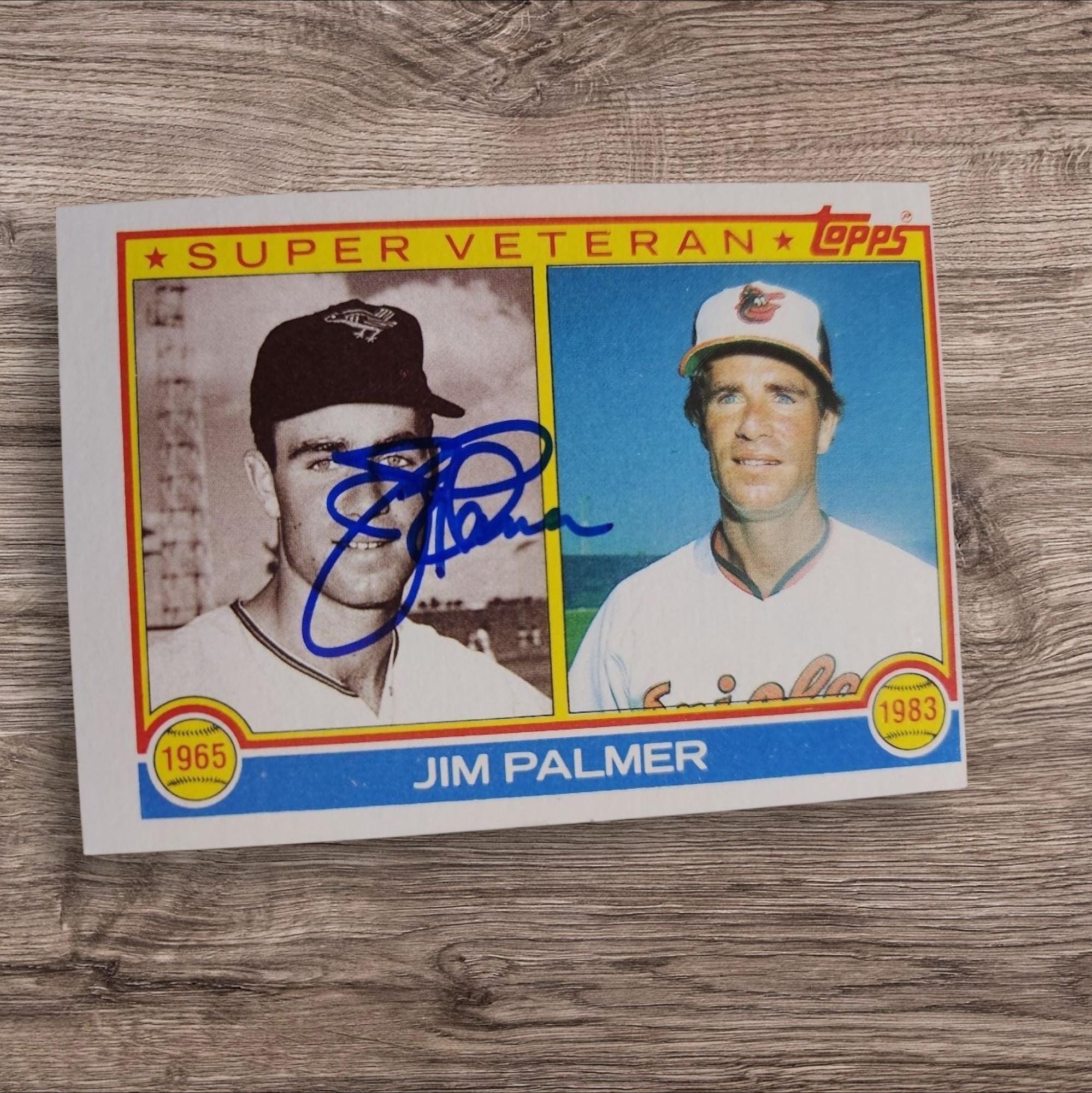 Jim Palmer Autographed Topps Baseball Card - Authentic Signature 