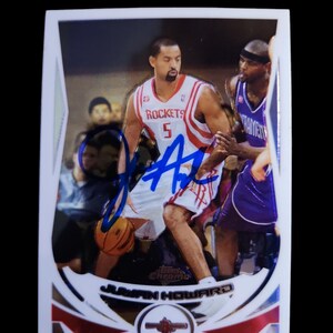 Juan Howard    autographed card