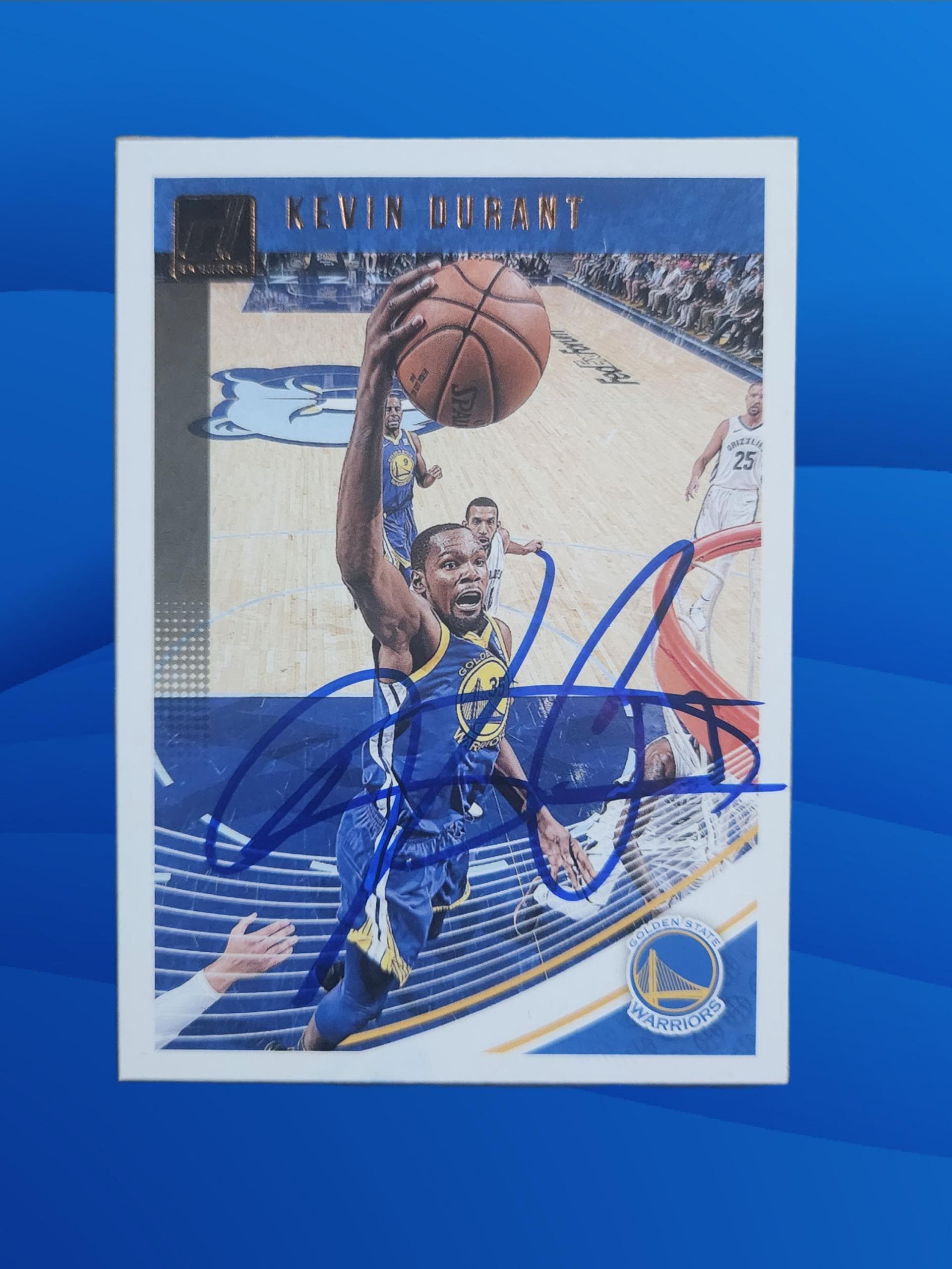Kevin Durant Signed Card - Etsy UK