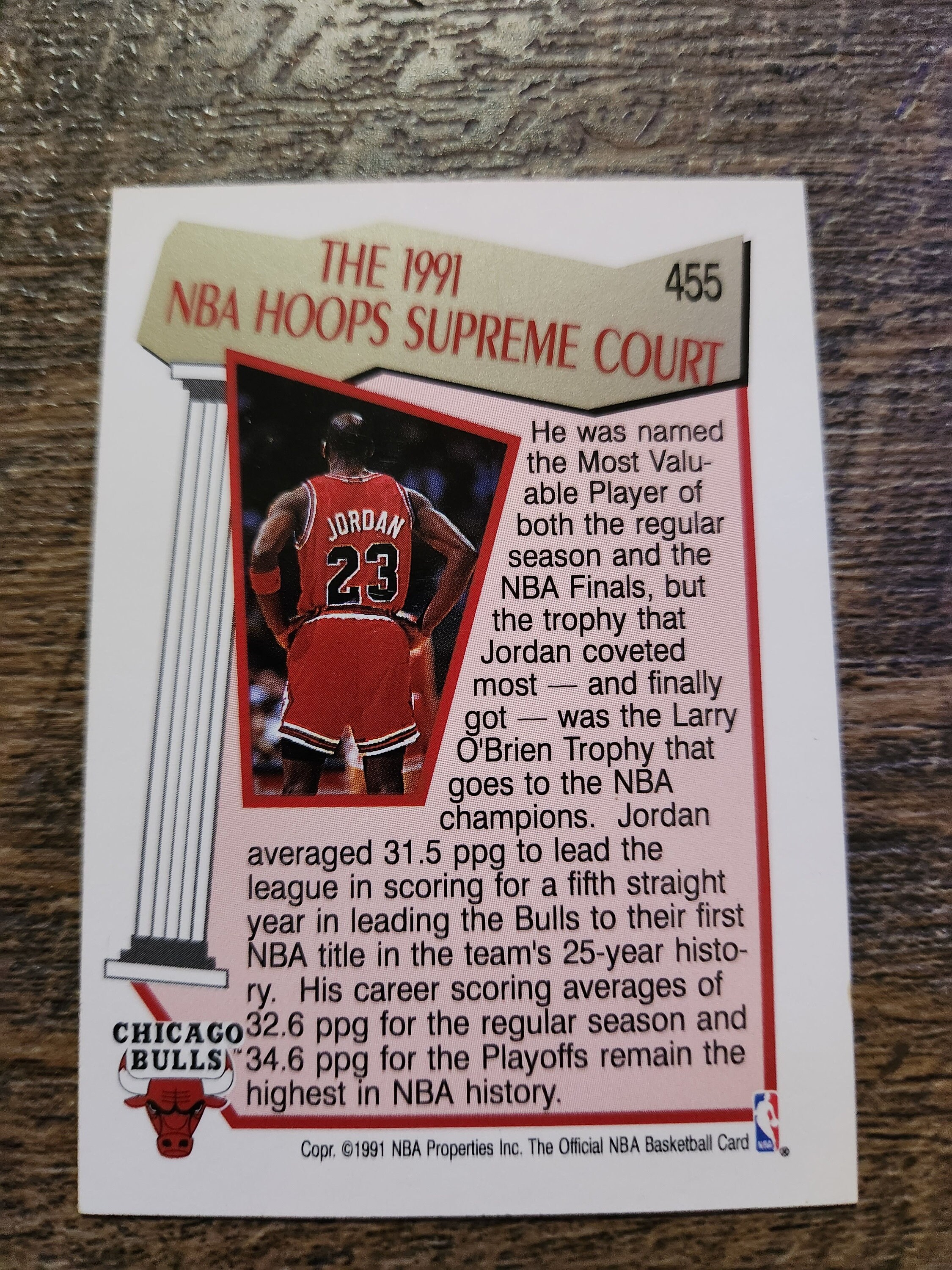 michael jordan autograph card