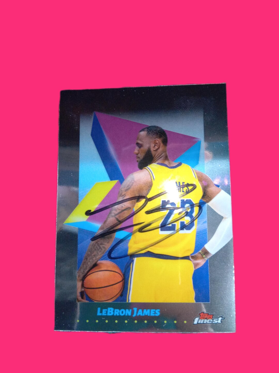 Lebron James Autographed Card - Etsy