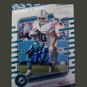 Gesigneerde kaart van Tyreek Hill