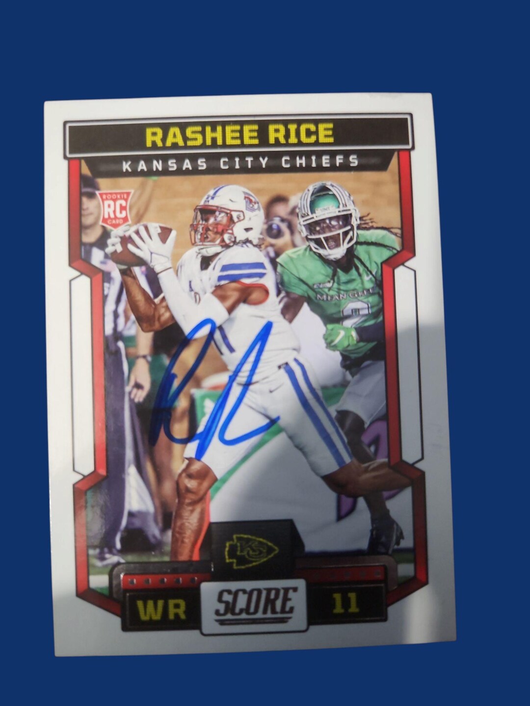 【超レア】Connor O’Learyサイン入り！Channel s Rashee rice サイン入りスポーツ記念品、ほぼ新品、限定版コレクターズ