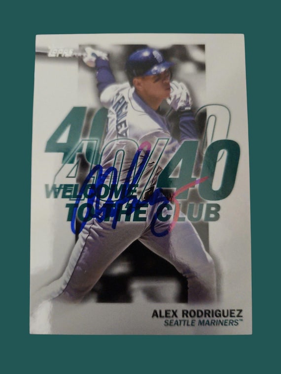 アレックスロドリゲス直筆サインカード｜5枚限定】ALEX RODRIGUEZ 直筆