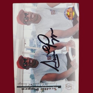 Gesigneerde Scottie pippen-kaart
