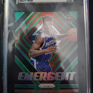 2018-19 Panini Prizm Emergent Green Prizm DeAndre Ayton #1 Rookie RC
