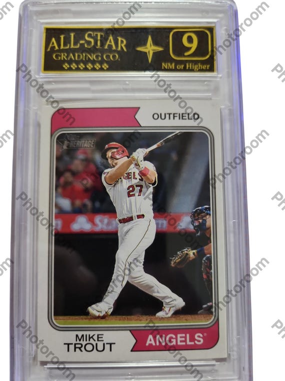 mike trout graded cards Amazon.com: Mike Trout PSA Graded Card Mystery Power Pack - 1 PSA Graded  Mike Trout Card and 2 Packs of Cards Per Pack main image 0