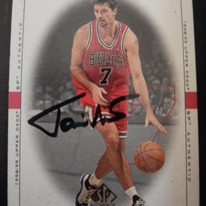 Toni kukoc signierte Karte sp