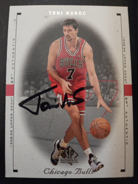credentials Toni kukoc nba カード Toni Kukoc Upper Deck Chicago Bulls Basketball #9 All Rookie