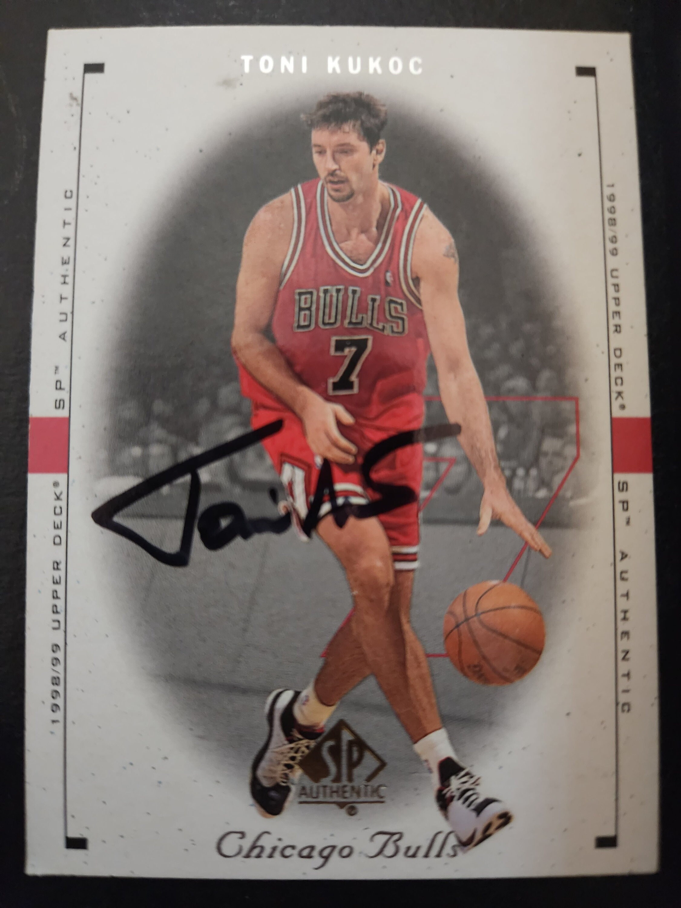 Toni Kukoc Autographed Card Sp - Etsy
