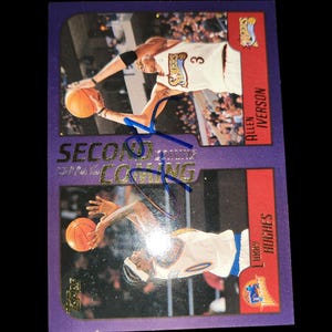 Bella carta autografata di Allen Iverson