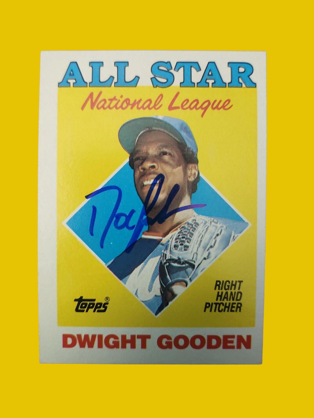 Dwight Gooden Autographed Card - Etsy