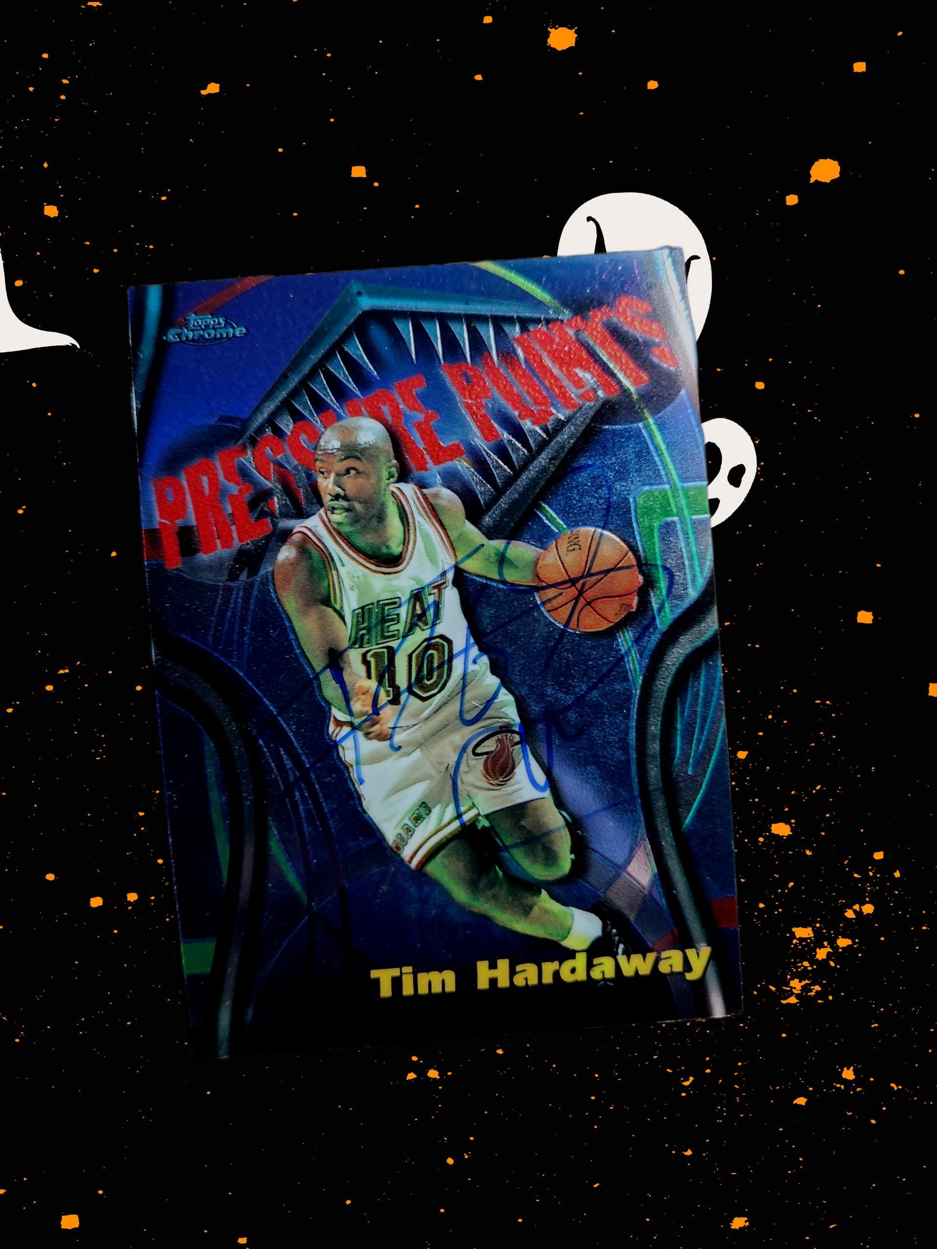 Autographed Tim Hardaway signed basketball memorabilia RARE