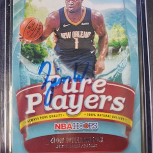 Zion williamson  autographed card