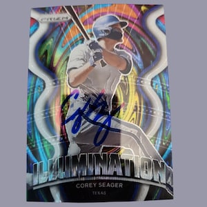Corey seager autographed