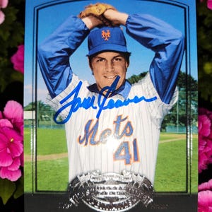 Tom seaver autographed card hof