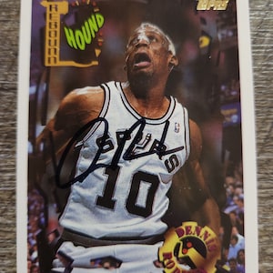 Carte autographiée Rebound Hound - Signée par Dennis Rodman lors des salons officiels de la carte - 100 % authentique - Offert de bienvenue