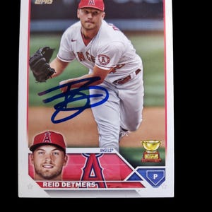 Reid detmers autographed card