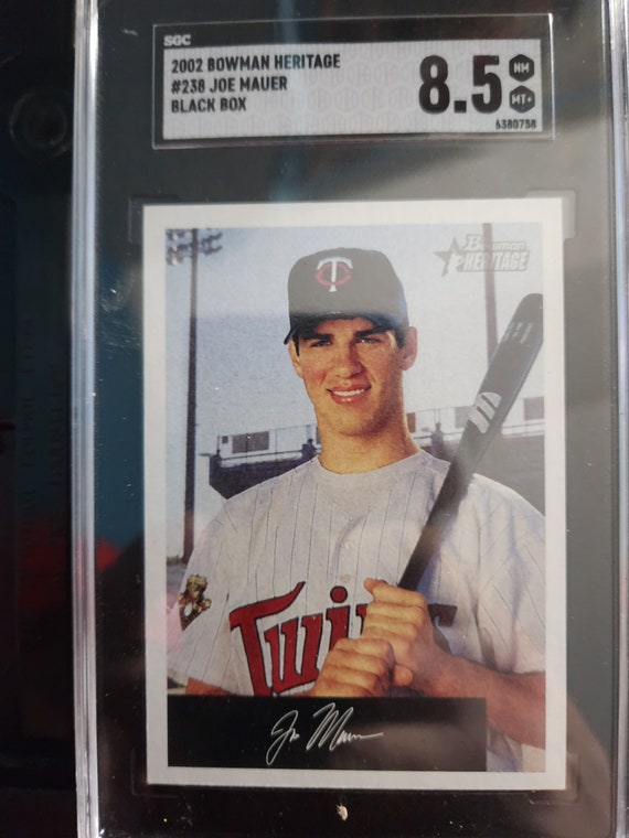 Joe Mauer Rc Black Box Bv60.00 - Etsy