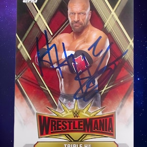 Triple H Autographed - Etsy