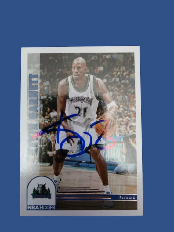 Kevin Garnett Autographed Card - Etsy