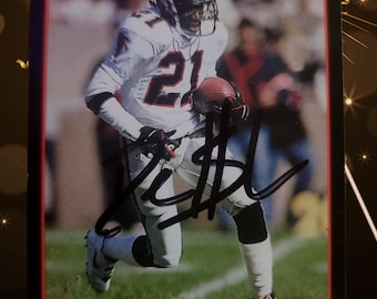 Deion Sanders signerade kort