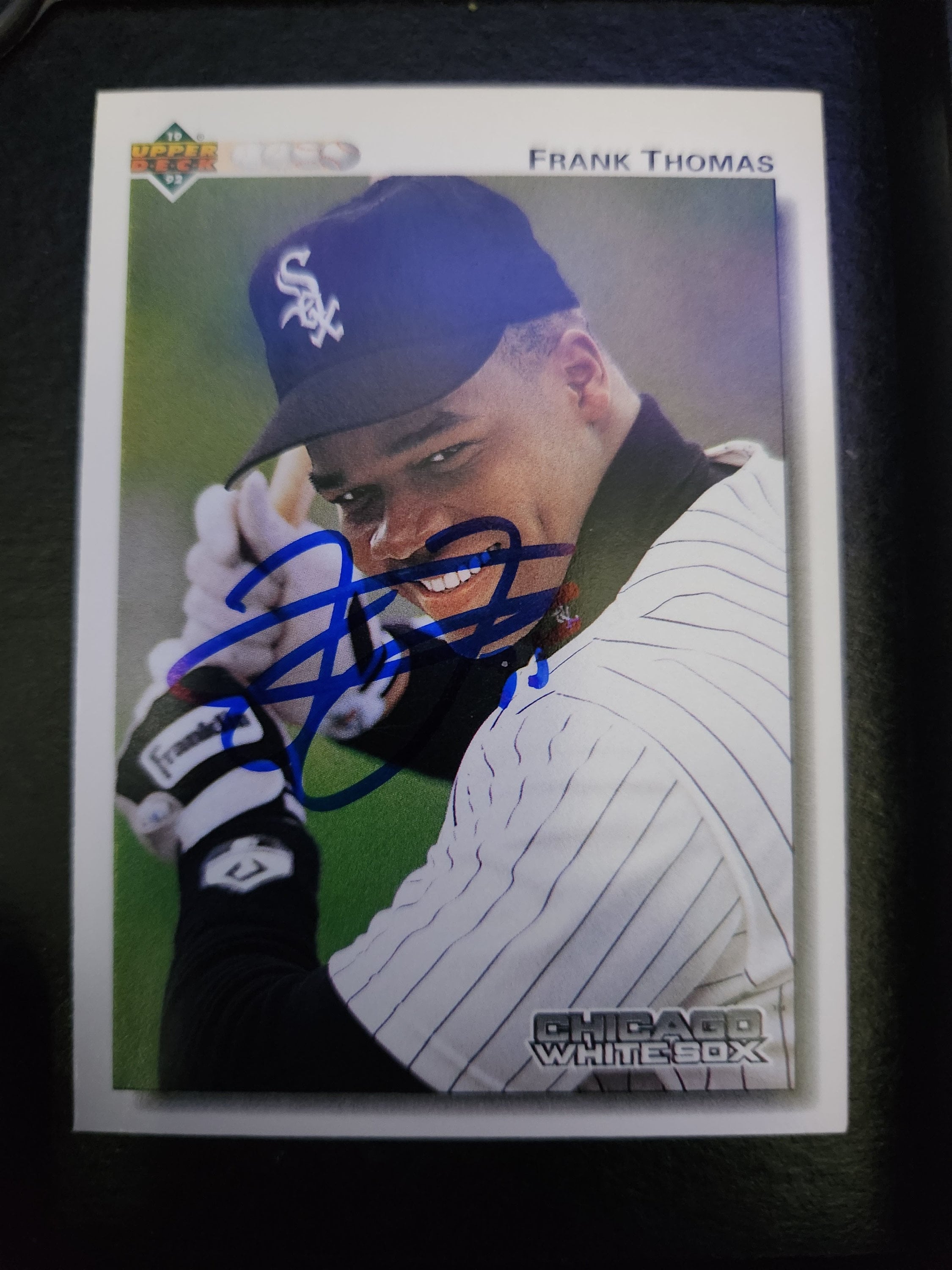 Frank Thomas Chicago White Sox Autographed Card - Etsy