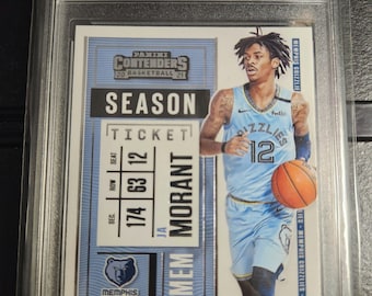 Ja Morant rc  graded10 autographed card