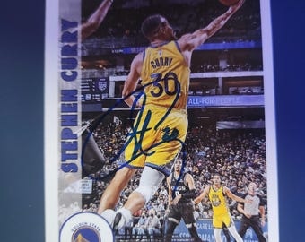 Stephen curry   autographed  card