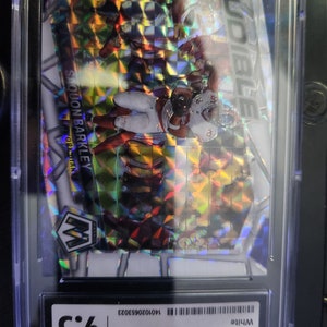 Cartão assinado Audible Shaquon Barkley White CGC 95 2023 - NM/condição de hortelã, autógrafo autêntico, perfeito para colecionadores, ofertas bem-vindas