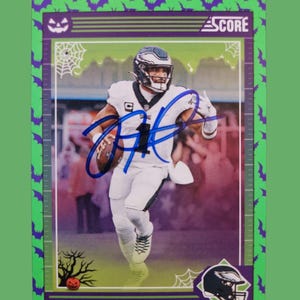 Jalen duele tarjeta autografiada