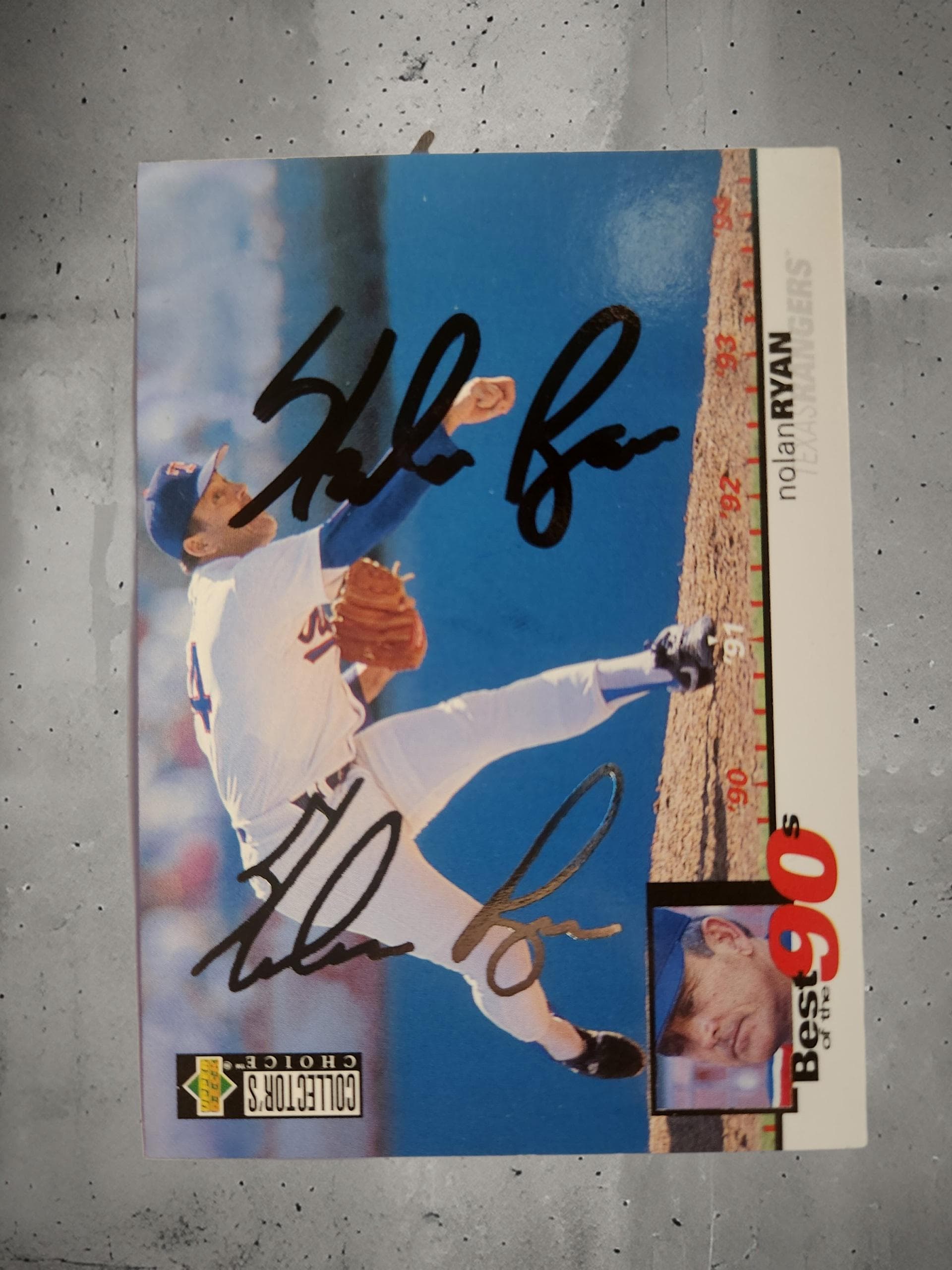ノーラン・ライアンの直筆サインカード - Etsy 日本