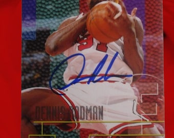 デニス・ロッドマンのサイン入りカード - Etsy 日本
