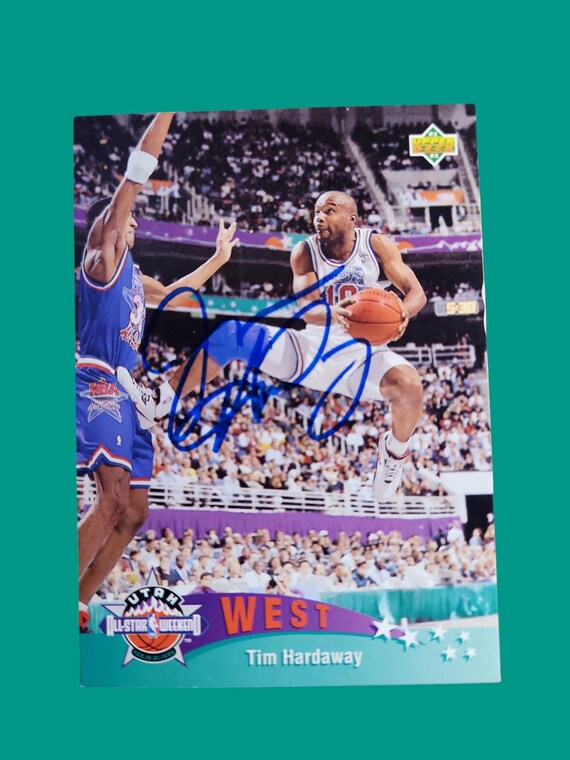 Tim Hardaway All Star Autographed Card - Etsy Israel
