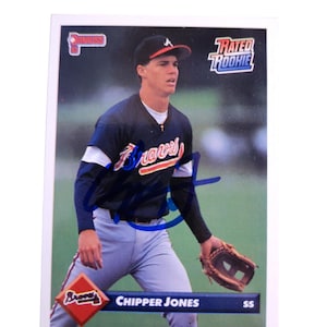 Chipper Jones rookie Carta autografata bella
