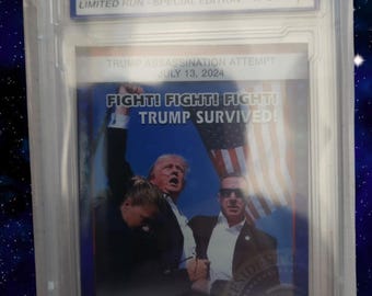 Donald trump fight  holo. Grade 10