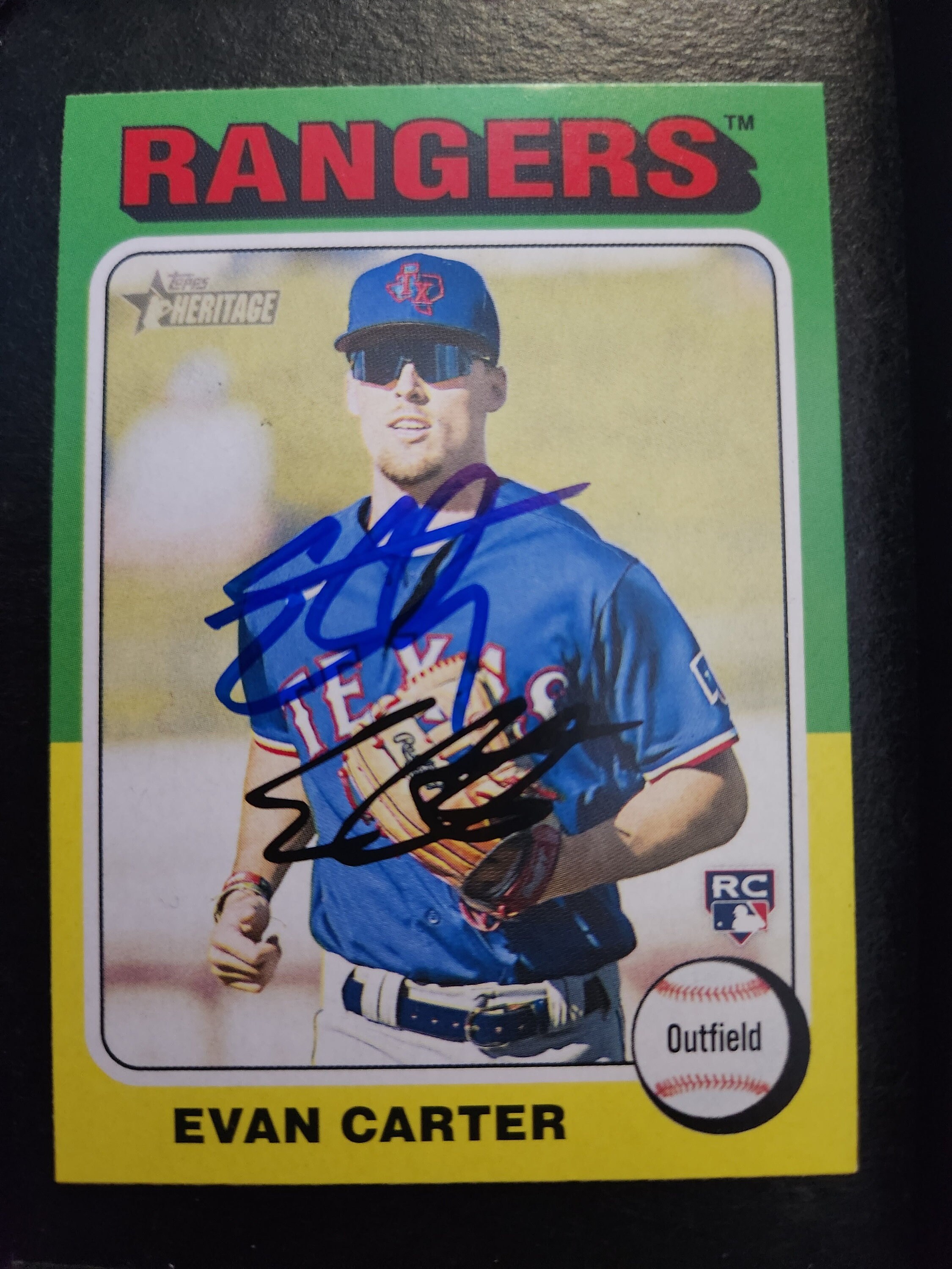 Evan Carter Rc Autographed Card - Etsy Australia