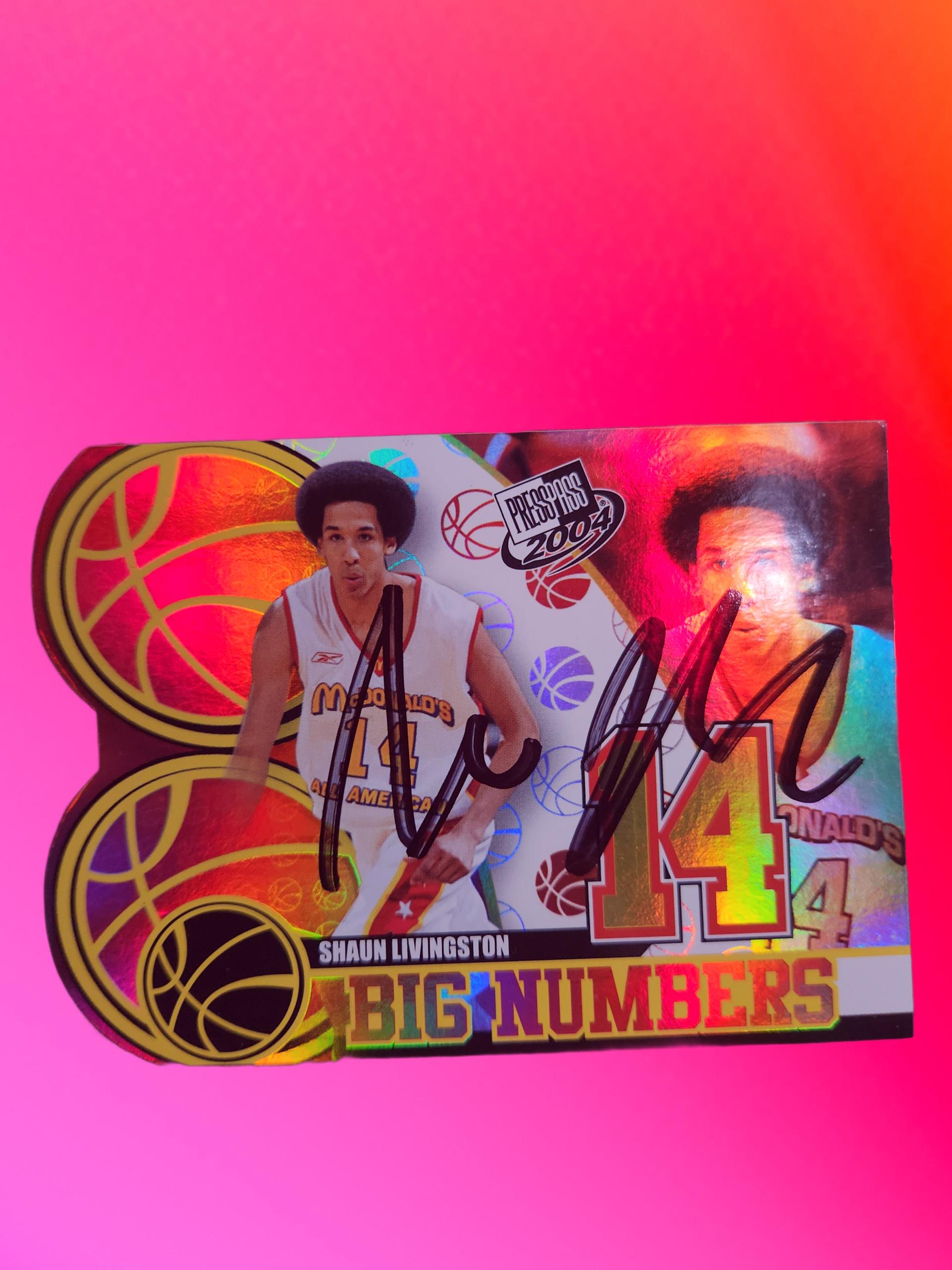 Shaun Livingston Mcdonalds Autographed Card - Etsy